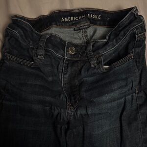 American Eagle Outfitters Dark Blue Skinny Jeans